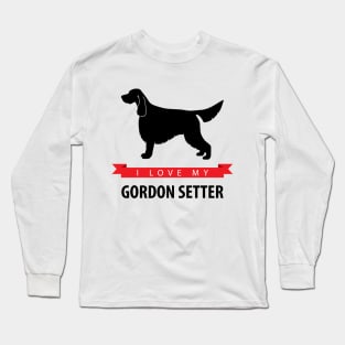 I Love My Gordon Setter Long Sleeve T-Shirt